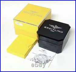 Breitling Watch Box Presention Case Chronomat With Cardboard Outer + Swing Tag