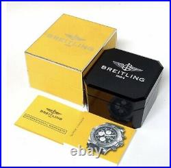 Breitling Watch Box Presention Case Super Avenger With Paperwork Near Mint
