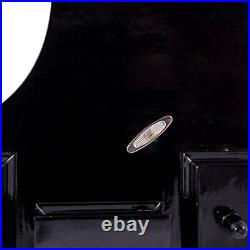 Broadway Gifts Black Baby Grand Piano Music Box with Bench and Black Case