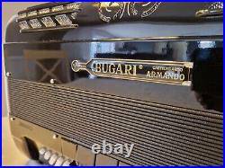 Bugari 120 Bass Converter Freebass Piano Accordion, superb condition