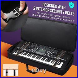 CAHAYA 88 Key Portable Electric Keyboard Piano 0.5inch Thick Padded Soft Case