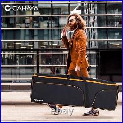 CAHAYA 88 Key Portable Electric Keyboard Piano 0.5inch Thick Padded Soft Case