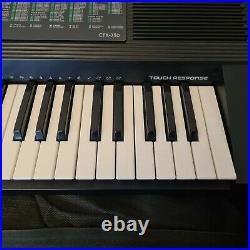 Casio CTK 750 keyboard + power adapter & soft carry case GREAT SOUNDING PIANO
