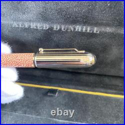 D unhill galusha leather ballpoint pen With piano painted case limited From JP