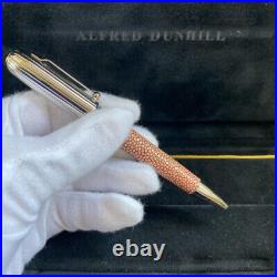 D unhill galusha leather ballpoint pen With piano painted case limited From JP