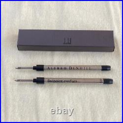 D unhill galusha leather ballpoint pen With piano painted case limited From JP