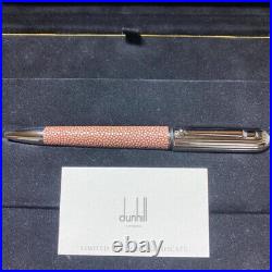 D unhill galusha leather ballpoint pen With piano painted case limited From JP