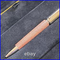 D unhill galusha leather ballpoint pen With piano painted case limited From JP