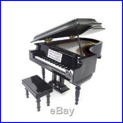 Dolls House Miniature Piano Stool Case Set Musical Instrument 1/12 Accessory