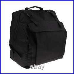 Durable Thick Padded 60 Bass Piano Accordion Case with Accessory Pockets