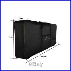 Dustproof Black Bag Carrying Case Carry for 61 Key Keyboard Electronic Piano