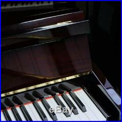 EAVESTAFF Upright Piano Black/Rosewood High Gloss Modern Case in exc cond