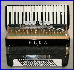 ELKA 96 BASS very rare Piano Accordion Akkordeon Fisarmonica very good