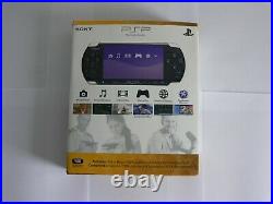 EXCELLENT Sony PSP 3001 Handheld Console System Portable Black With Box + Case