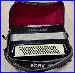 EXCELSIOR Accordion MOD. 580 Black With Case