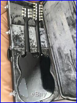 Epiphone G 1275 Double Neck Guitar Custom Ebony Piano Black new, incl. Case