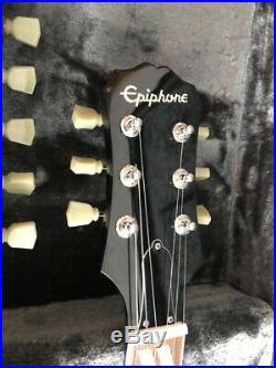 Epiphone G 1275 Double Neck Guitar Custom Ebony Piano Black new, incl. Case