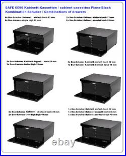 Euro-Course-Coin-Sets Cabinet-Case-Black-Piano 60x Sets Safe 6590-5861-1