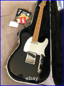 Fender Telecaster USA Standard Piano Black 96 Red Label Case + Candy + Receipt