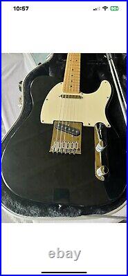 Fender Telecaster USA Standard Piano Black + Hard Case Maple? American? 2008