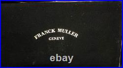 Franck Muller Wood Watch Large Box Genuine Franck Muller case Black Piano Wood