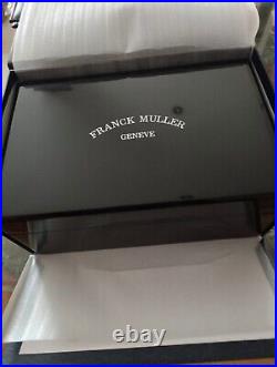 Franck Muller Wood Watch Large Box Genuine Franck Muller case Black Piano Wood
