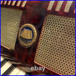 Fully Working VGC Piano Accordion 32 Bass German Worldmaster Post Laborem & Case