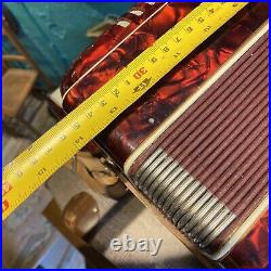 Fully Working VGC Piano Accordion 32 Bass German Worldmaster Post Laborem & Case