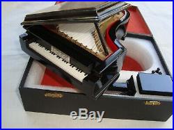 Fur Elise GRAND PIANO Music Box 8 Long Beethoven Brand New in Black Case