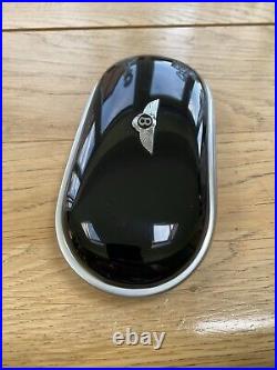 Genuine Bentley Continental GT Flying Spur sunglasses case, Piano Black NEW