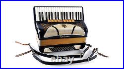 German Made Piano Accordion Hohner Lucia IV P 96 bass, 12 sw. +Case&Straps-Video