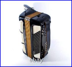 German Made Piano Accordion Hohner Lucia IV P 96 bass, 12 sw. +Case&Straps-Video