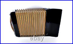 German Made Piano Accordion Hohner Lucia IV P 96 bass, 12 sw. +Case&Straps-Video