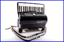 German Made Piano Accordion Weltmeister Unisella 80 bass, 8 reg. +Hard Case&Straps