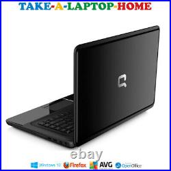 HP Compaq Windows10 Laptop 1Tb PIANO BLACK Casing 15.6 Screen DVD AntiVirus