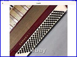 Hohner Accordian Carmen Ii Working Red