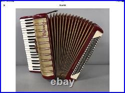 Hohner Accordian Carmen Ii Working Red