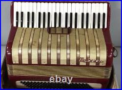 Hohner Accordian Carmen Ii Working Red