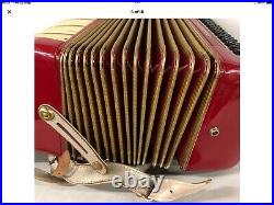 Hohner Accordian Carmen Ii Working Red