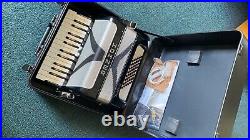 Hohner Black 48 piano accordion great condition in Hohner original case