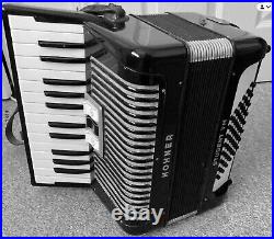 Hohner Student VM 48 Bass Piano Accordion with Hard Case