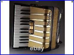 Hohner Student VM 48 Bass Red Piano Accordion with Hard Case
