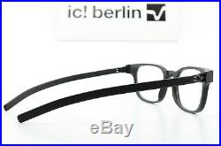 Ic! Berlin Glasses Model Piano Player Klaus Black Eye Frame Germany + Case