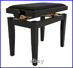 Juan Miguel piano bench deluxe black high gloss NV41