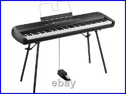 KORG SP-280 digital piano with stand and soft case, electronic keyboard