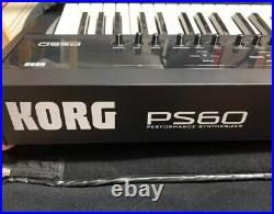 KORG synthesizer PS60 With soft case keyboard Electronic piano 61 Keys black
