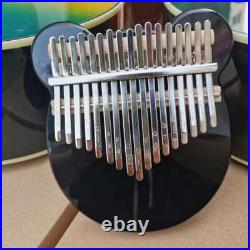 Kalimba 17 Key Thumb Piano Black Finger Mbira Gift with Case Accessories