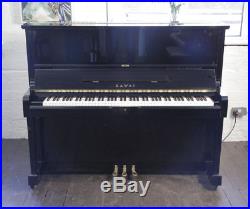 Kawai SU-2L upright piano with a black case. 0% finance available