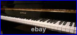 Kemble Classic upright Piano polished black case great sound and touch