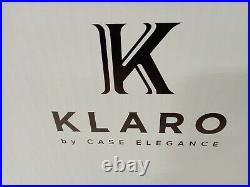 Klaro by Case Elegance OCTODOR Large Black Piano Top Cedar Humidor